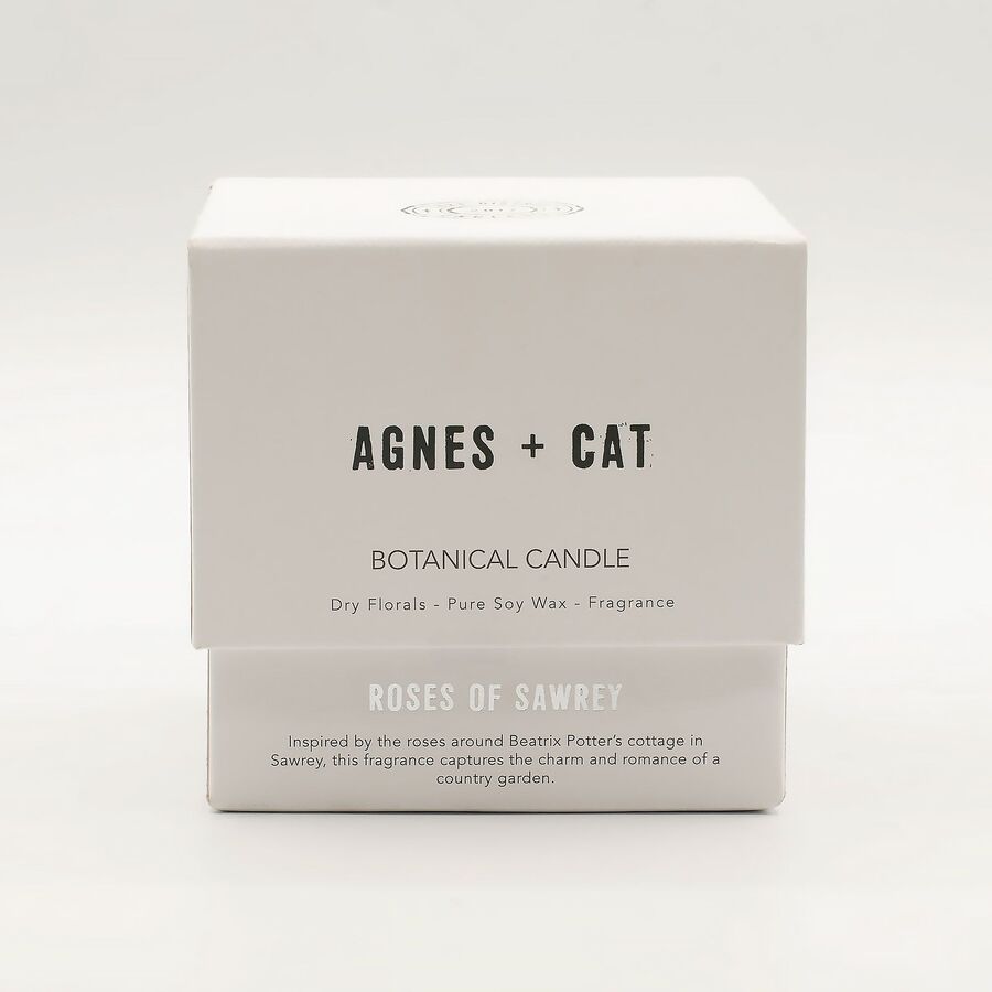 Agnes + Cat Botanical Soy Wax Candle: Roses of Sawrey, photo 2