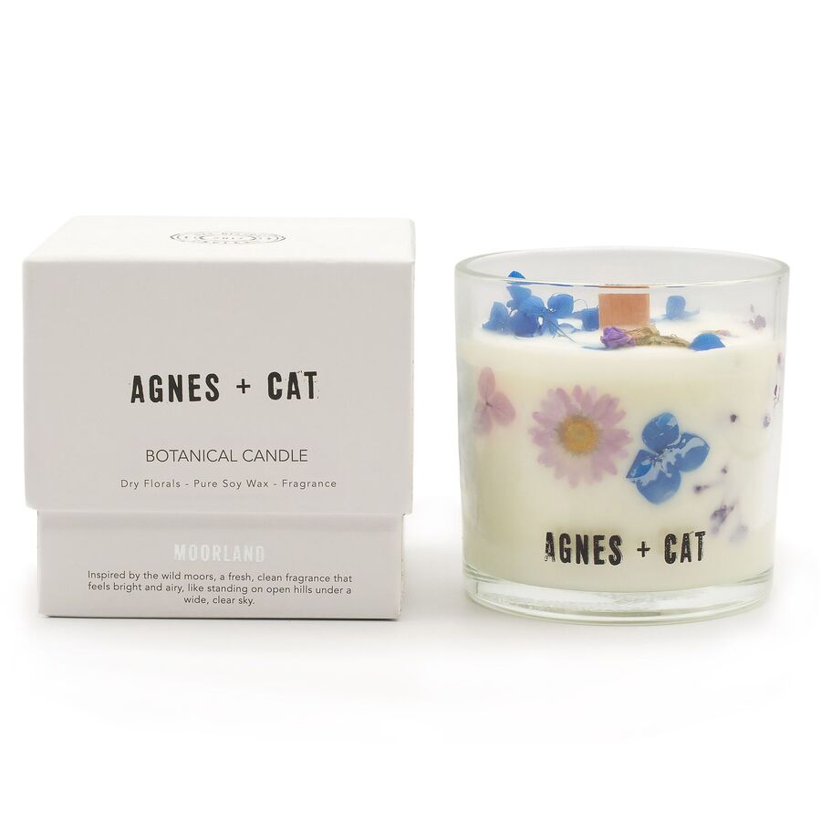 Agnes + Cat Botanical Soy Wax Candle: Moorland