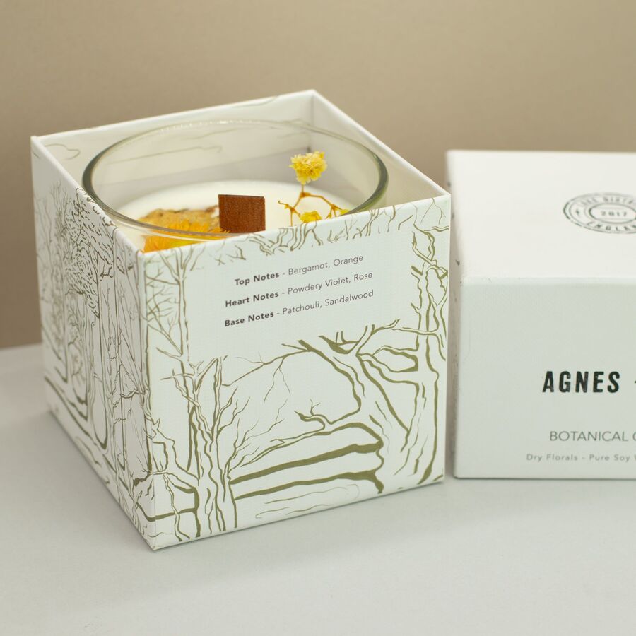 Agnes + Cat Botanical Soy Wax Candle: Rydal Oudh