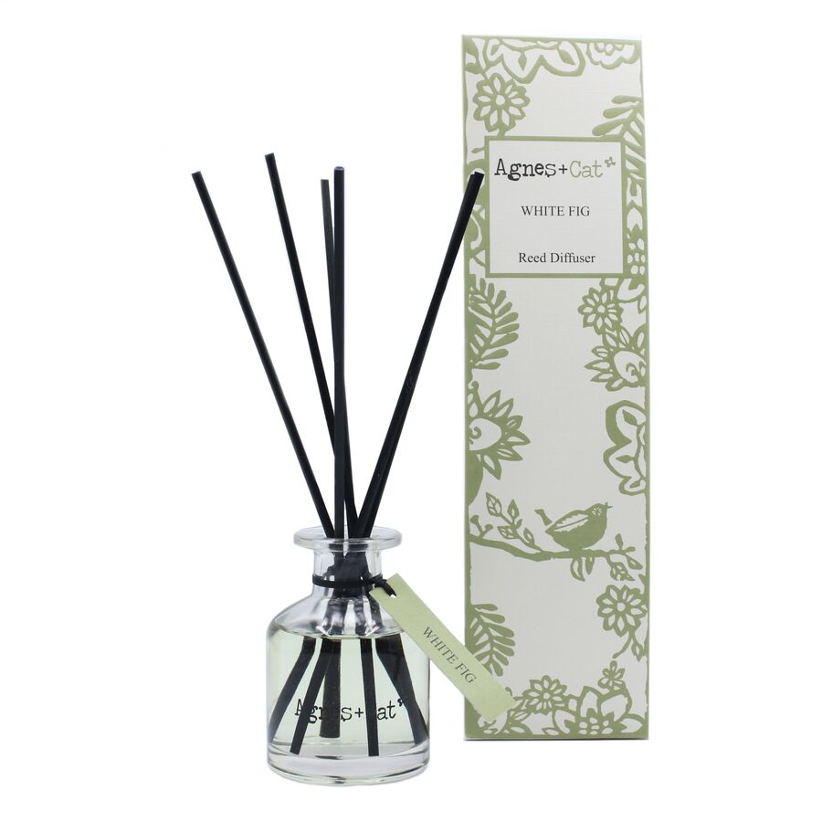 Agnes + Cat Reed Diffuser 140ml: White Fig