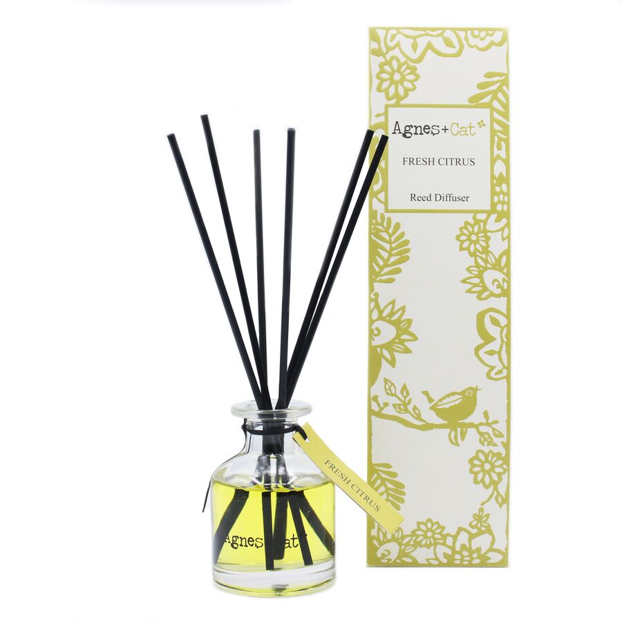 Agnes + Cat Reed Diffuser 140ml: Fresh Citrus
