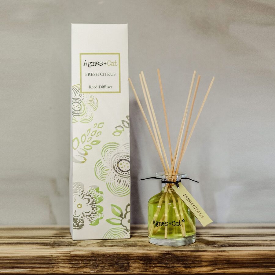 Agnes + Cat Reed Diffuser 140ml: Fresh Citrus, photo 2