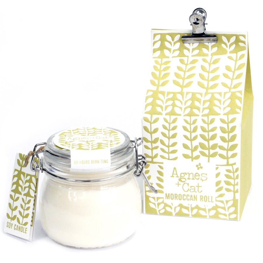 Agnes + Cat Kilner Jar Candle: Moroccan Roll