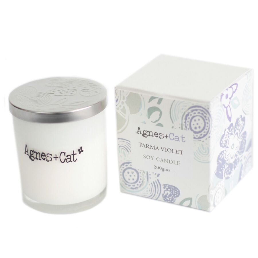 Agnes + Cat Votive Candle: Parma Violet