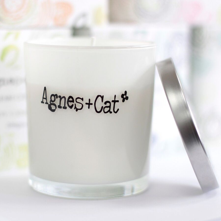 Agnes + Cat Votive Candle: Dolly Blue, photo 2