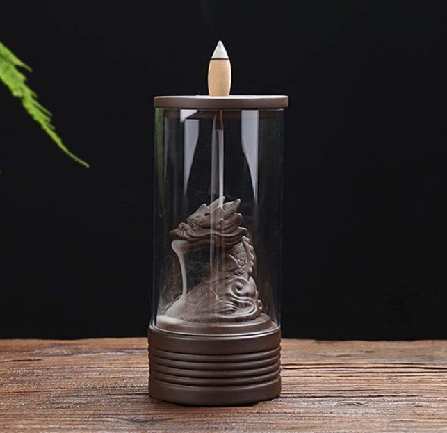Backflow Incense Burner: Dragon Waterfall