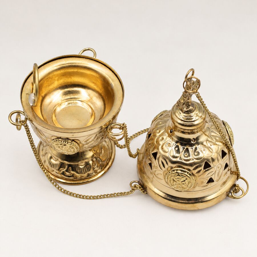 Hanging Brass Incense Burner, photo 2