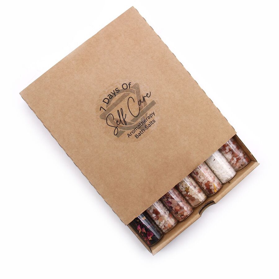 Bath Salts in Vials: Gift Pack of 7