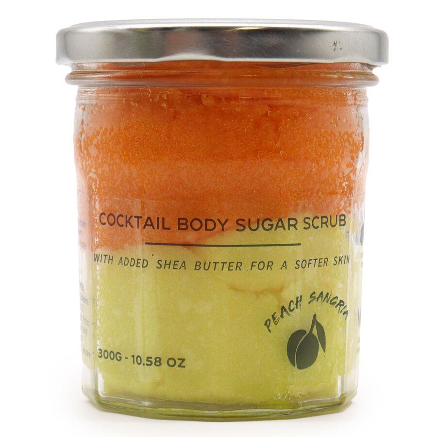 Fragranced Sugar Body Scrub: Peach Sangria 300g