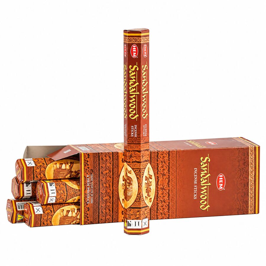 HEM Hexaganal Incence: Sandalwood