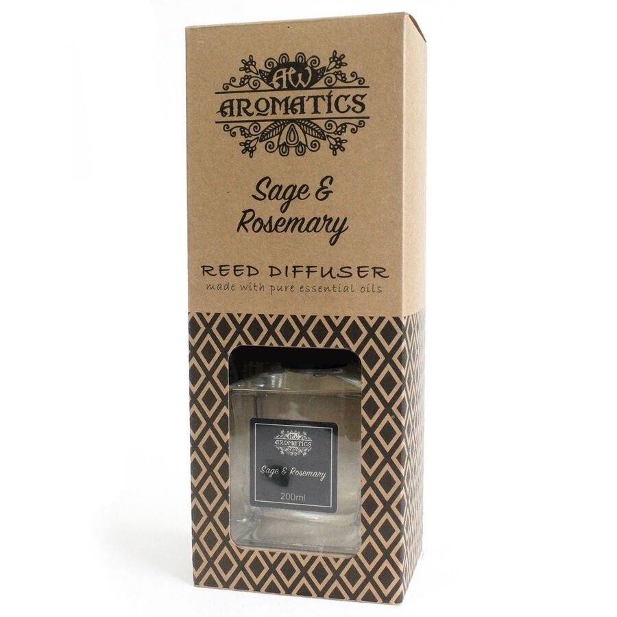200ml Sage & Rosemary Essential Oil Reed Diffuser, photo 2