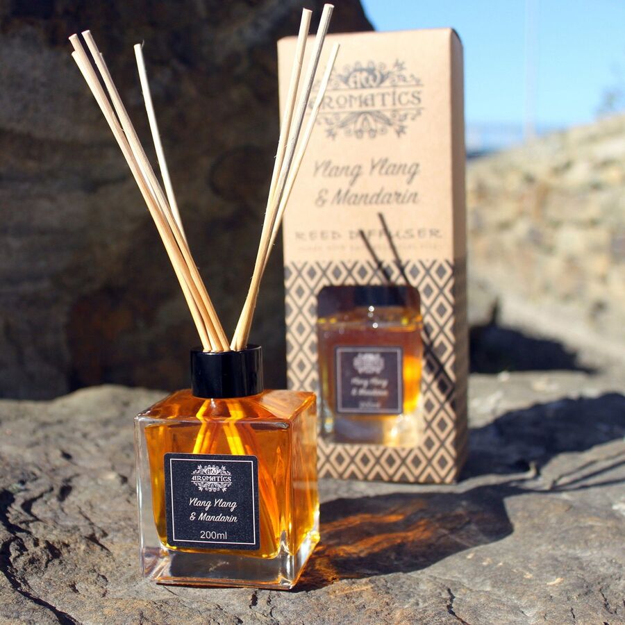 200ml Lemon Verbena Essential Oil Reed Diffuser, photo 2