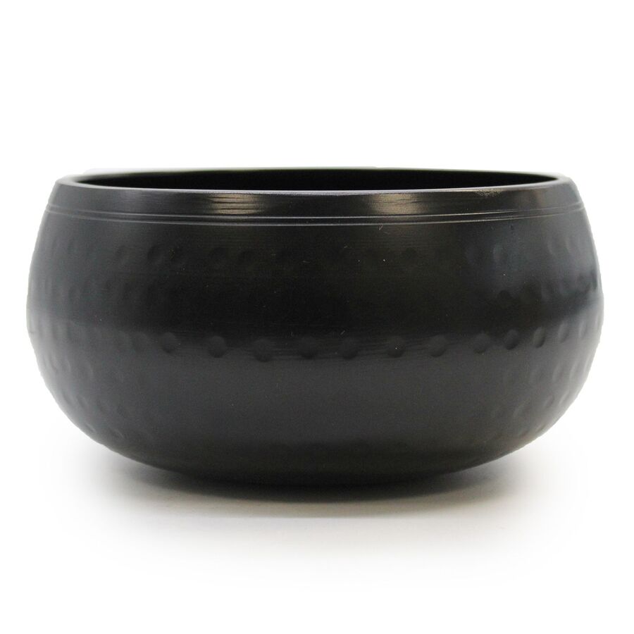 Med Black Beaten Bowl: 15cm
