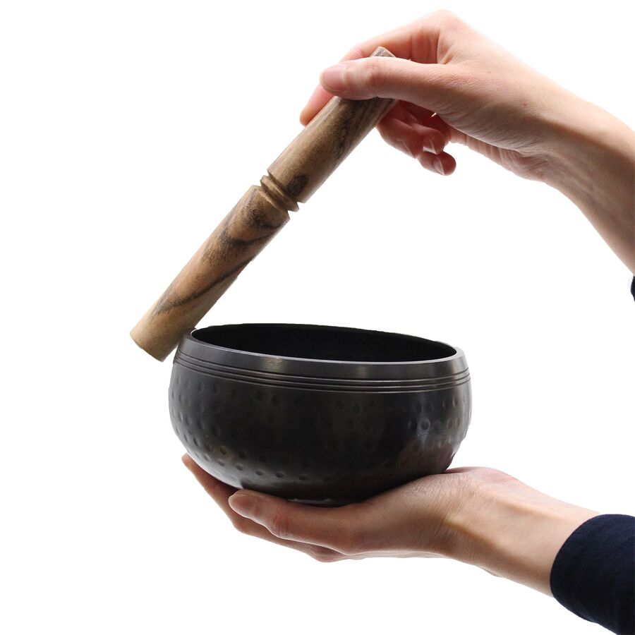 Med Black Beaten Bowl: 15cm, photo 2